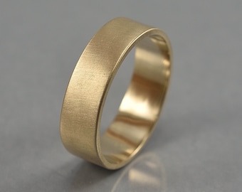 Brass Wedding Band Etsy