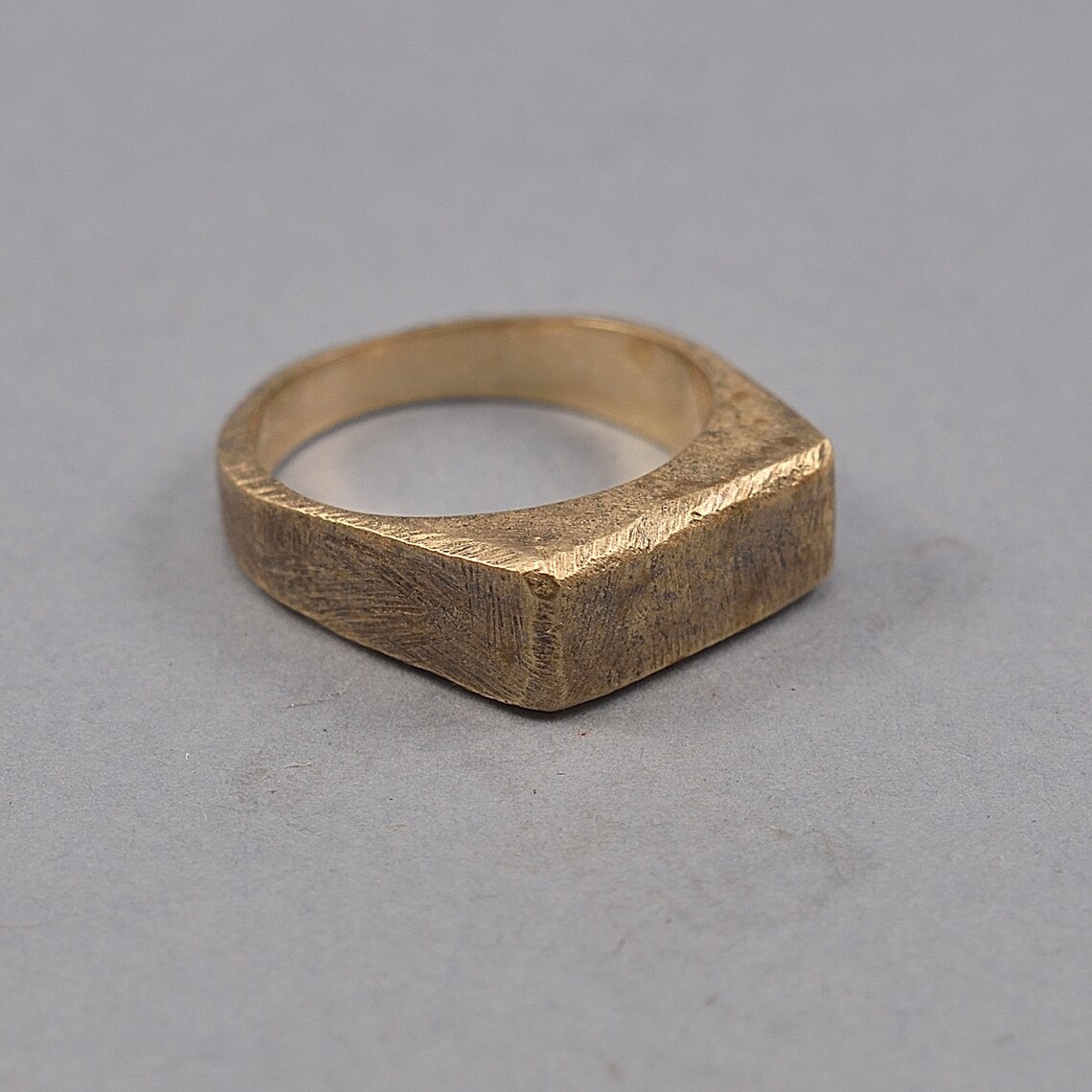 Antique Brass Ring. Men's Brass Ring. Etsy