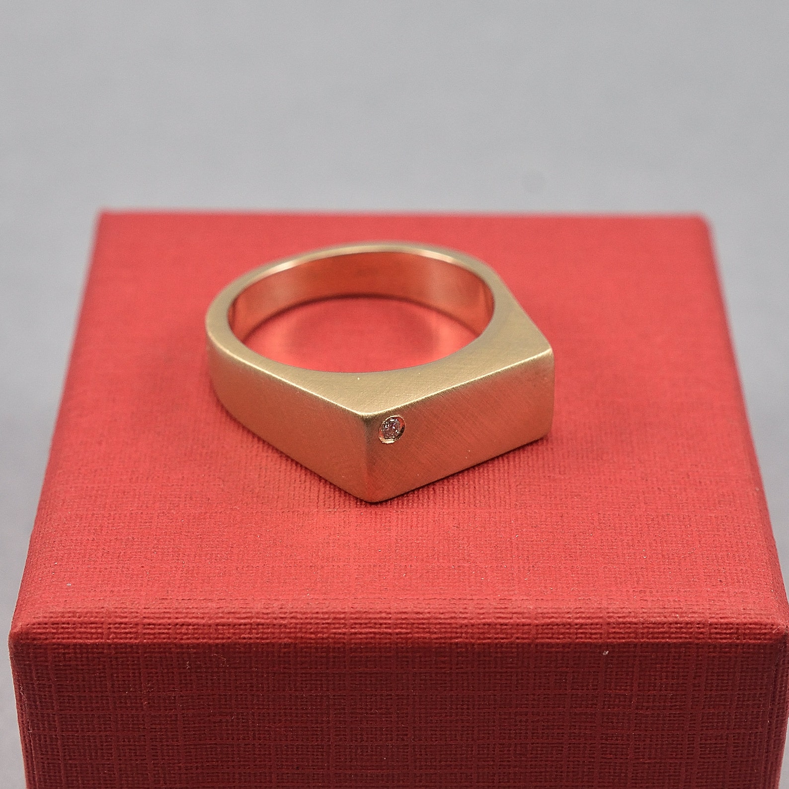 Men's Custom Ring. Men's Ring With Cubic Etsy
