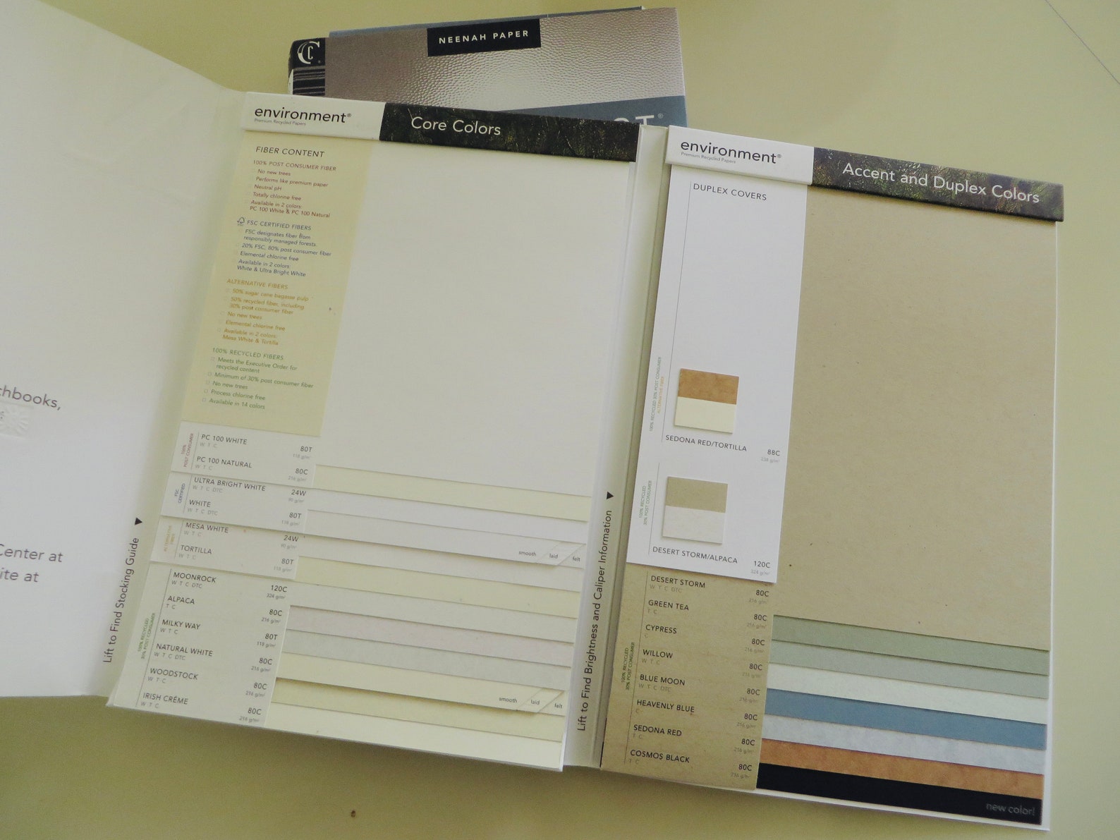 Specialty Paper Sample Guides / ENVIRONMENT and Classic Crest Etsy UK