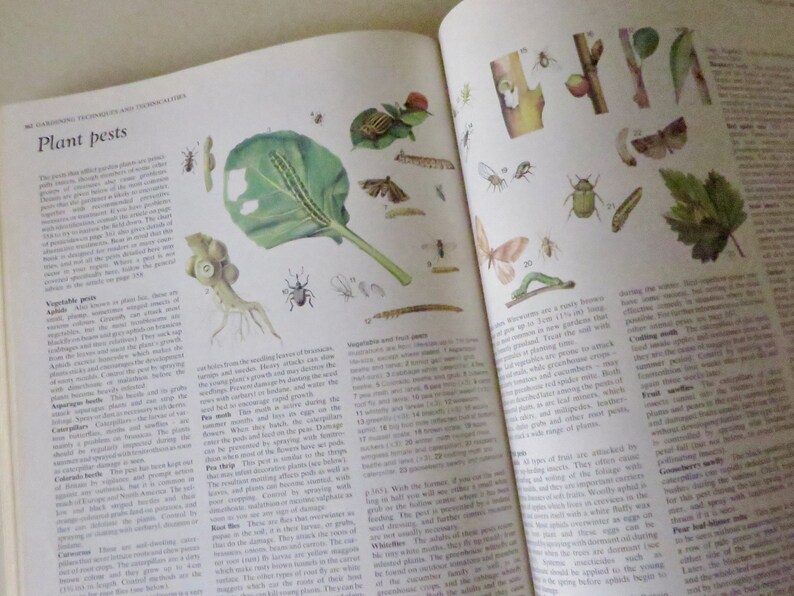 80s Vintage Book The Complete Book of GARDENING Landscape Design Home Improvement Outdoor Gardening and Plants Garden Crafts Gift