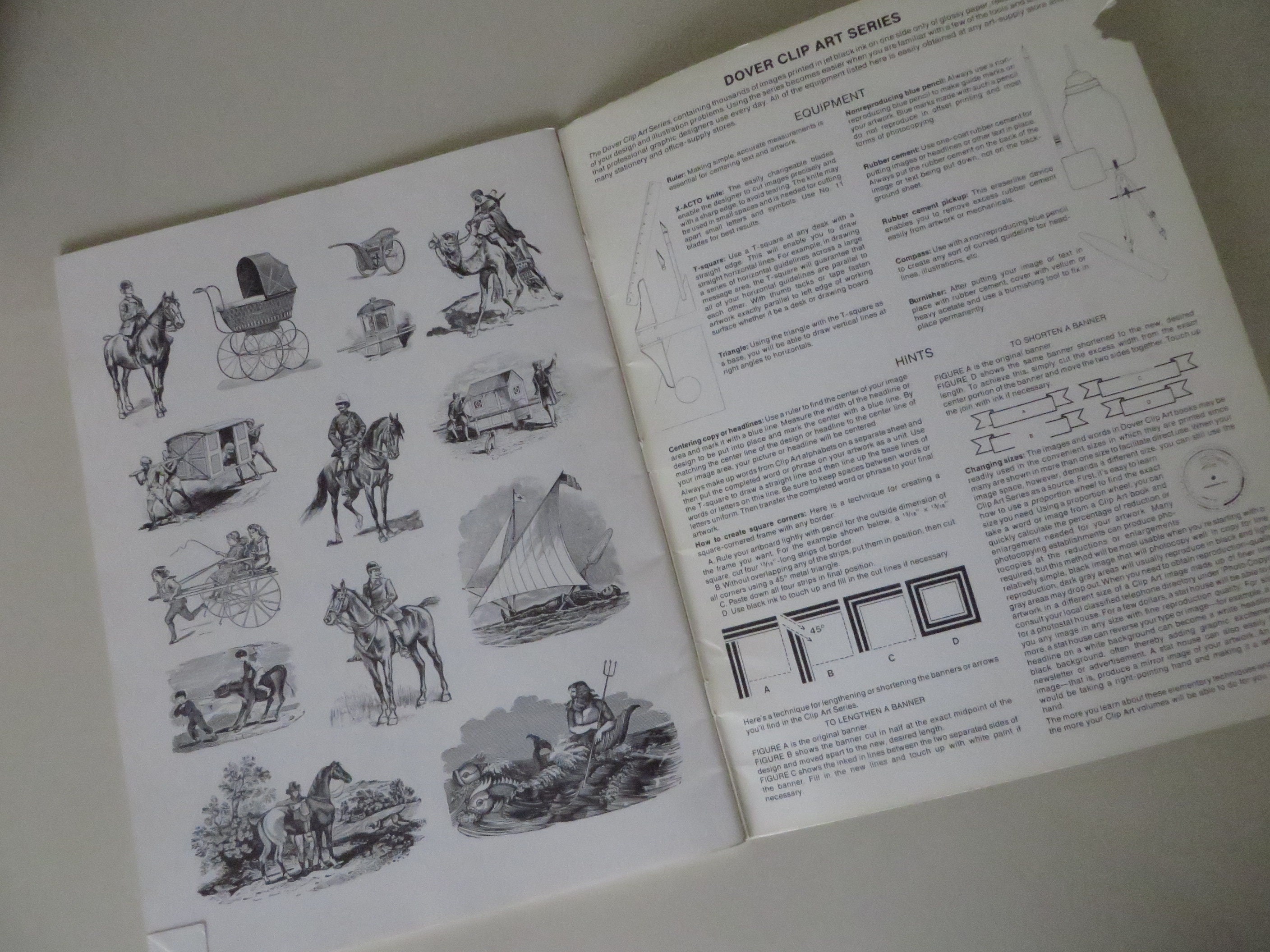 80s vintage book dover clip art series old fashioned transportation