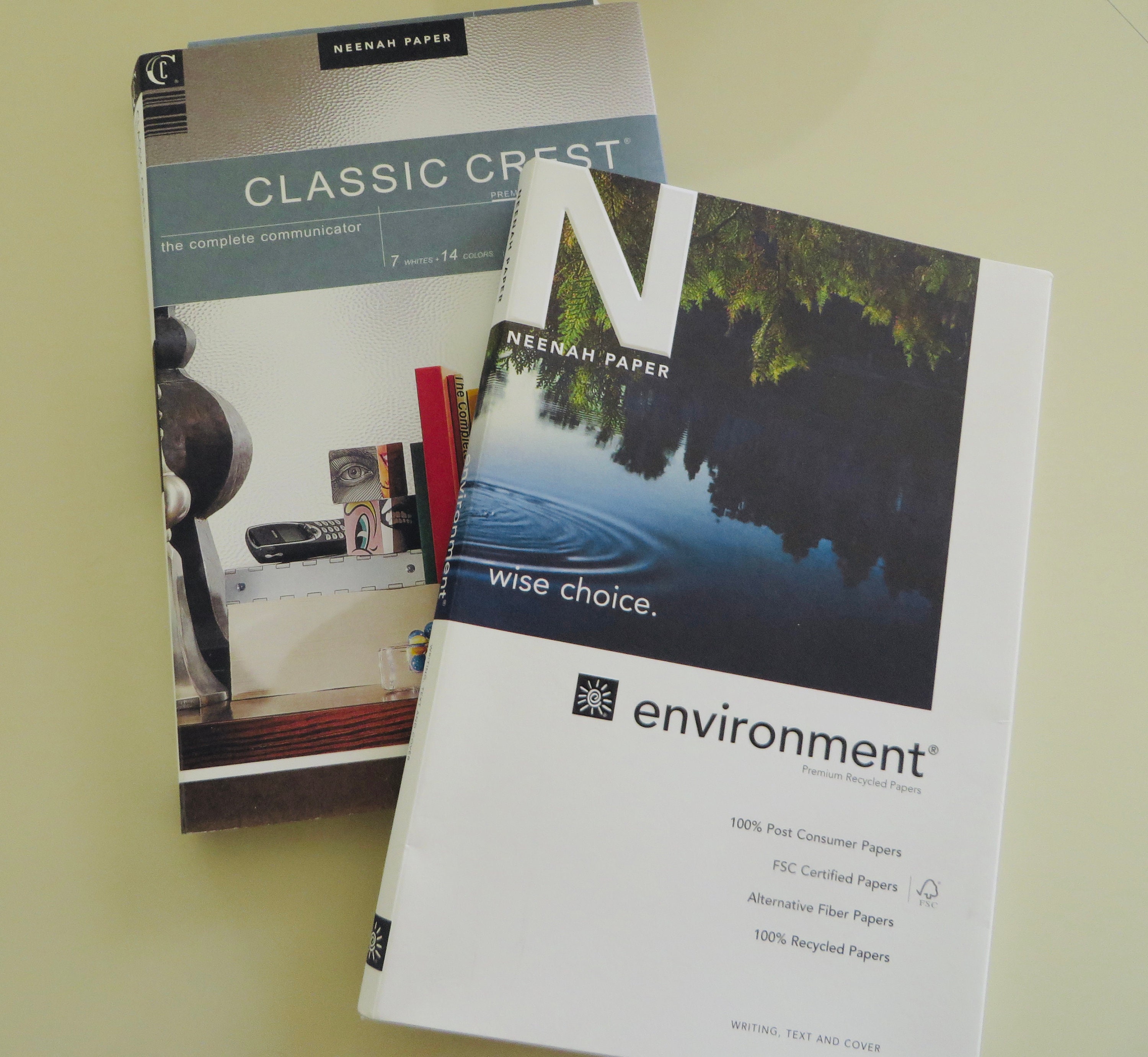 Specialty Paper Sample Guides / ENVIRONMENT and Classic Crest Etsy UK