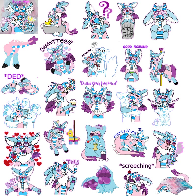 Custom Telegram Sticker Pack Etsy
