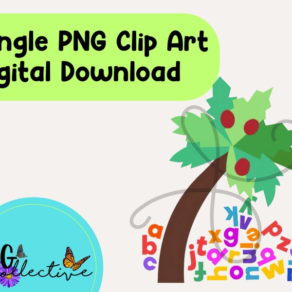 Chicka Chicka Boom Boom Buch PNG Clip Art digitaler Download | Alphabet Grundschule Klassenzimmer Kinderbuch Clip Art Schulbibliothek Lehrer