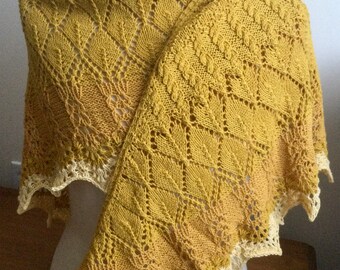 Butter Cream Sampler Shawl