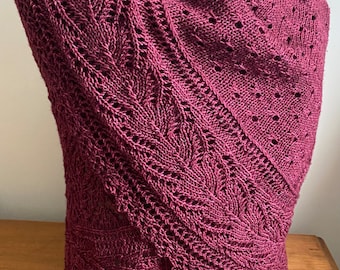 Royal Crimson Shawl