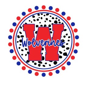 Wolverines SVG, Wolverines cut file, Silhouette cut file School spirit cut file