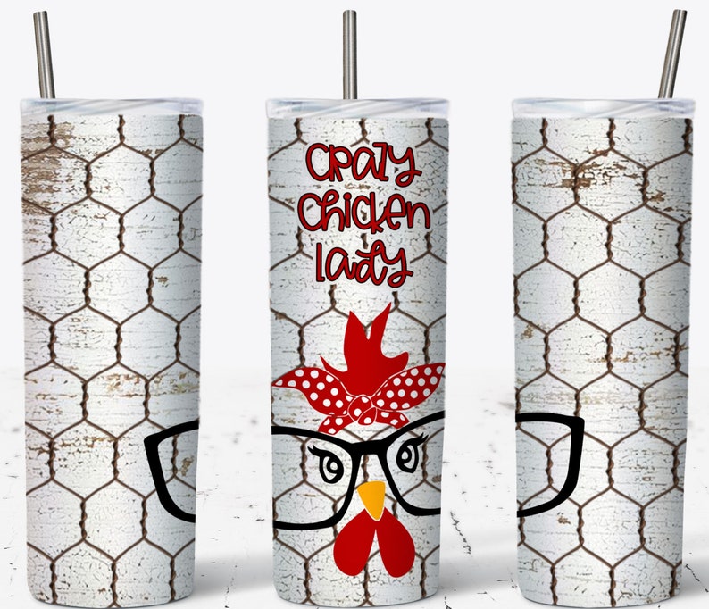 Crazy Chicken Lady Tumbler Gift for Chicken Lover Gift for Etsy