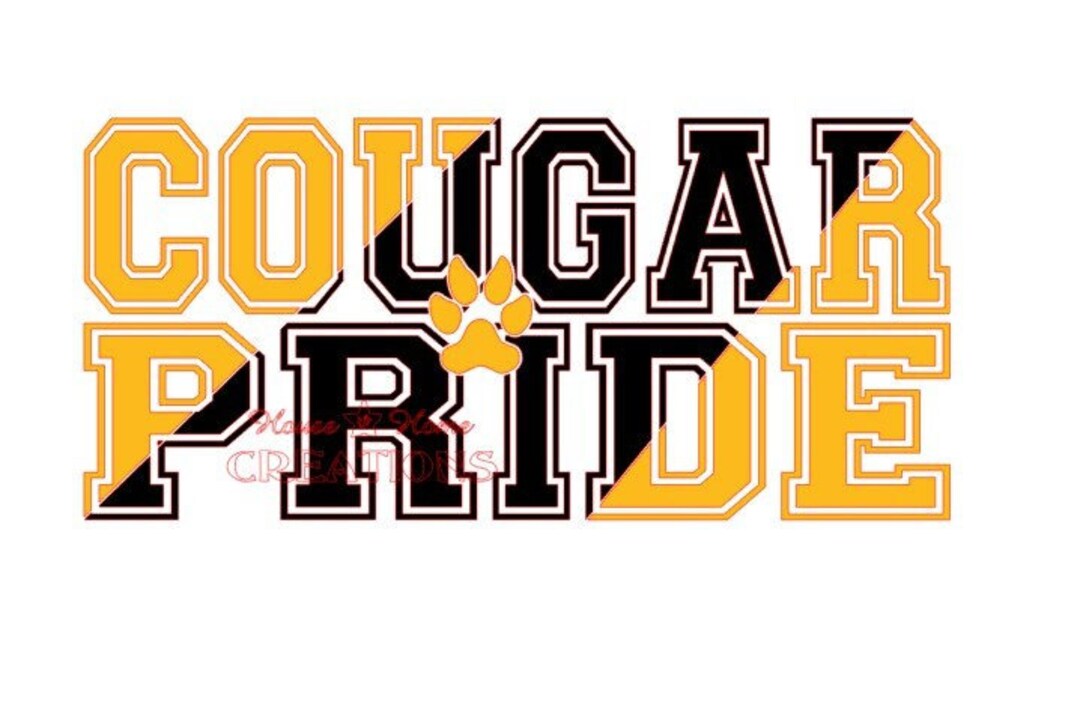 Cougars Pride Mascot Pride Instant Download Cougars Prints - Etsy