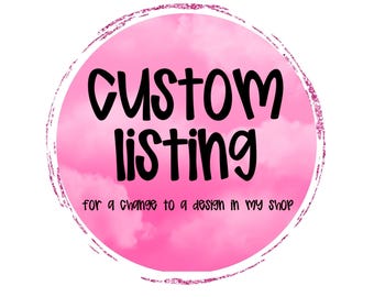 Archivo PNG personalizado: Cambio de color y texto (descarga digital)