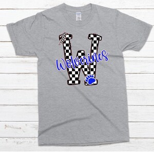 Custom School Spirit Shirt, Personalized School Tee, Team Spirit Apparel, School Pride T-shirt, Custom Sports Shirt