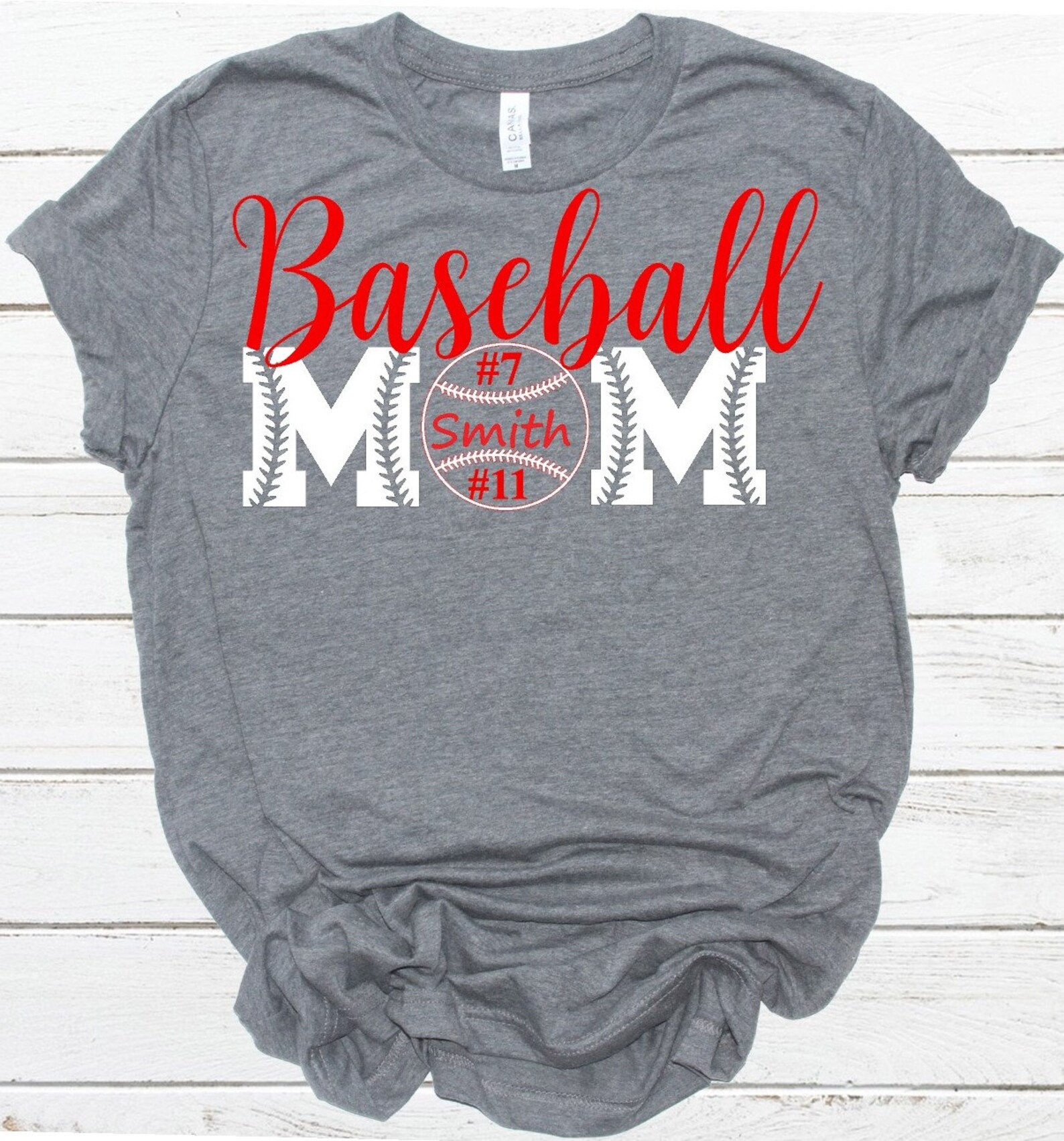 Baseball Mom Shirt Personalized Baseball Mom Shirt Etsy 