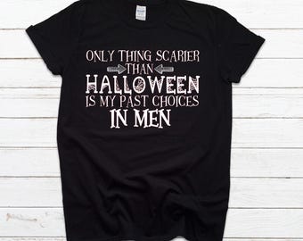 Camiseta de Halloween aterradora, camiseta divertida de Halloween, camiseta de Halloween para mujer, humor de Halloween, camiseta de temporada espeluznante, regalo para ella, regalo de Halloween