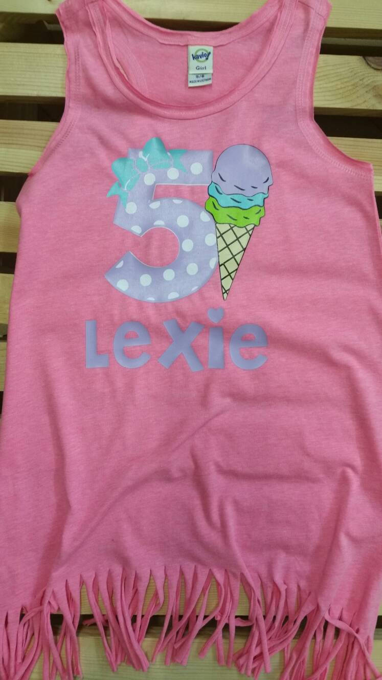 Ice Cream Party Birthday Shirt | Etsy