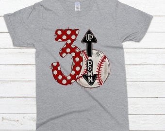 3 Up 3 Down Baseball Game Day Shirt