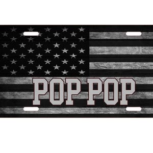 Personalized American Flag License Plate, Custom License Plate, Patriotic Car Decor, Unique Car Accessory, Gift for Him, Gift for Her