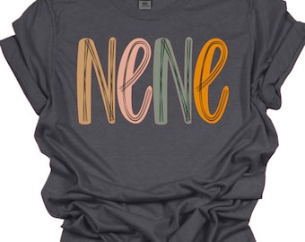 Custom Grandma Shirt: Ring Spun Cotton Gigi Tee