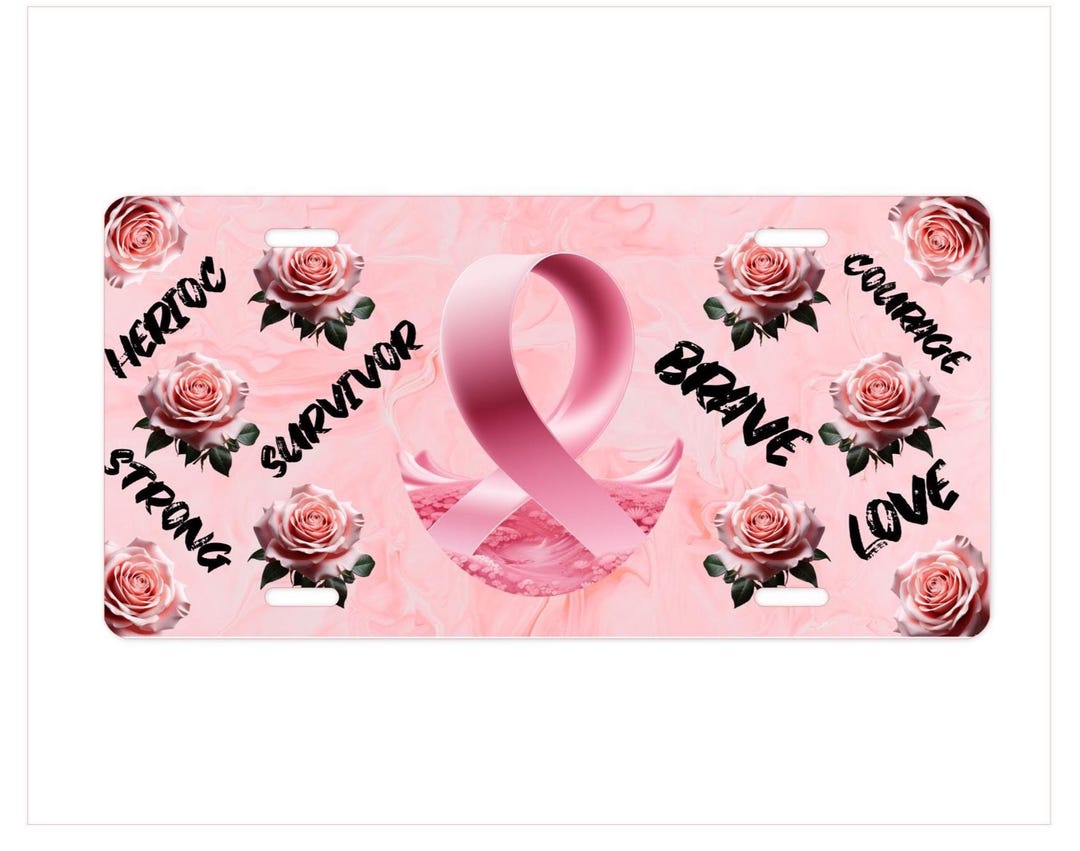 Pattern Print Pink Ribbon Breast Cancer Awareness Universal Fit Car Seat Cover
