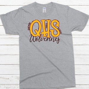 Custom School Spirit-shirt, mascotteshirt