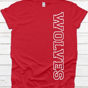 Custom School Spirit shirt, Mascot shirt, Spirit Day shirt, Custom team shirt Personalized shirt, game day shirt Custom school shirt