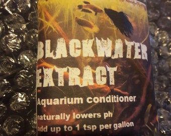 Blackwater extract ORGANIC aqua conditioner for bettas, corydoras, killifish, discus, ANGELFISH, AND more free shipping!