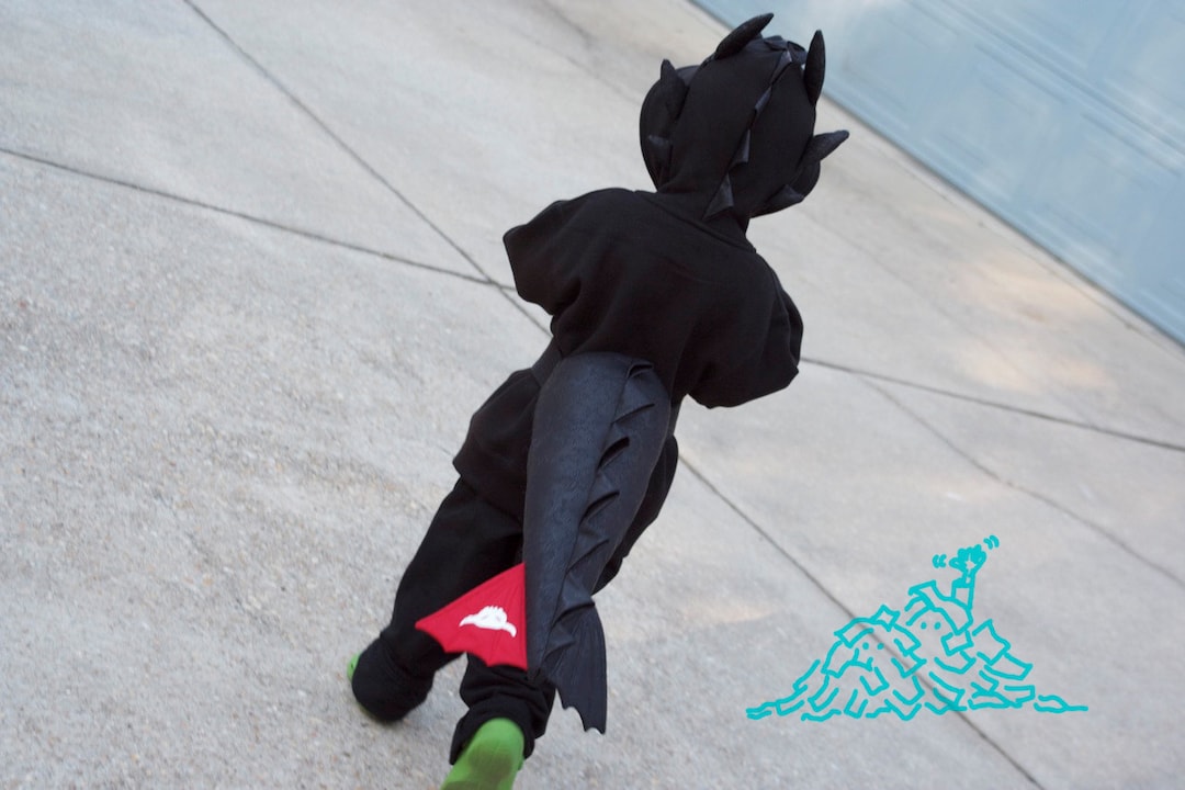 Dragon Costume Pattern in the Style of "toothless" - Etsy