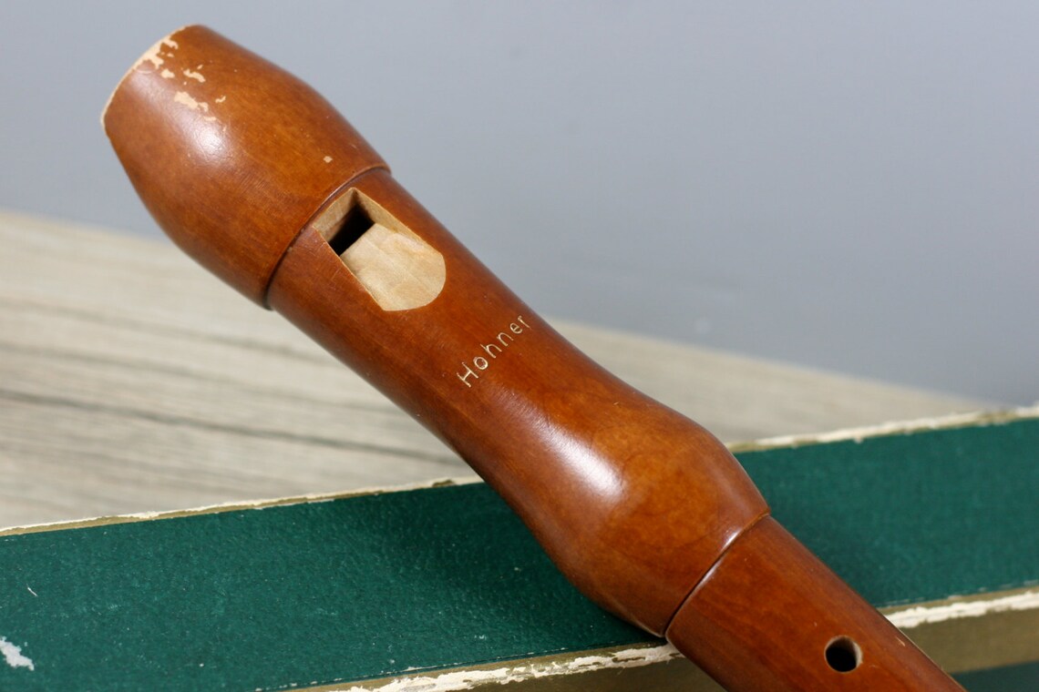 Vintage Hohner Concerto Wooden Recorder German Recorder Etsy