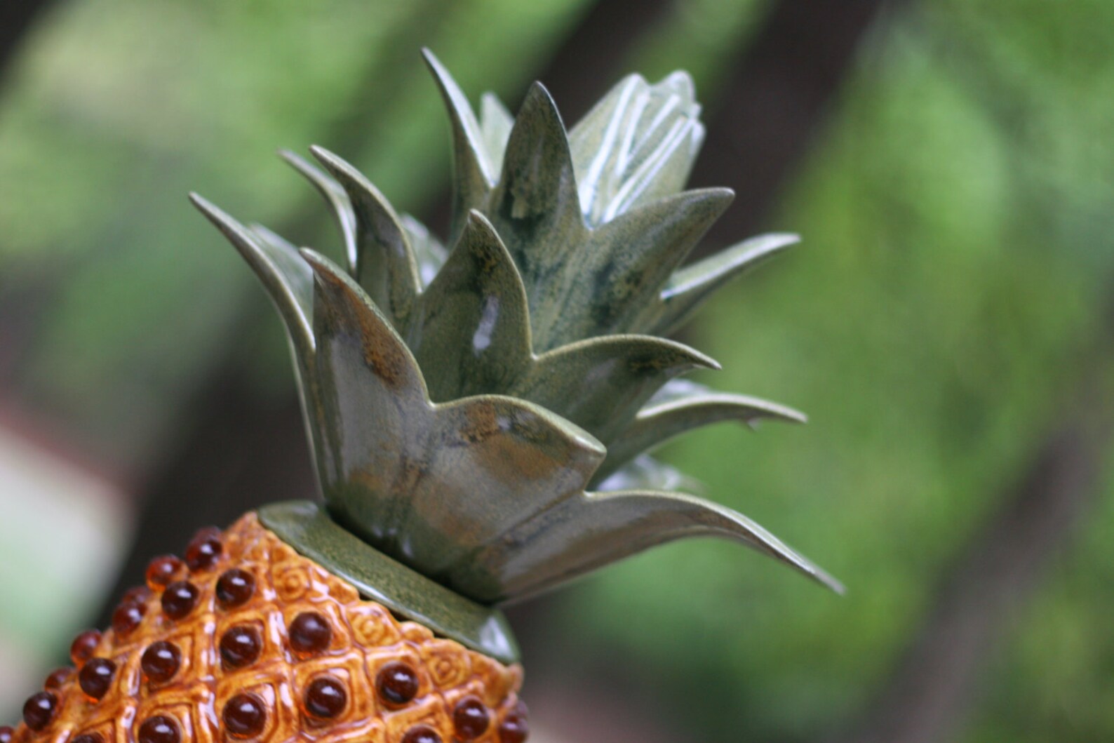 Vintage Novelty Ceramic Pineapple Lamp With Marbles / Large Etsy