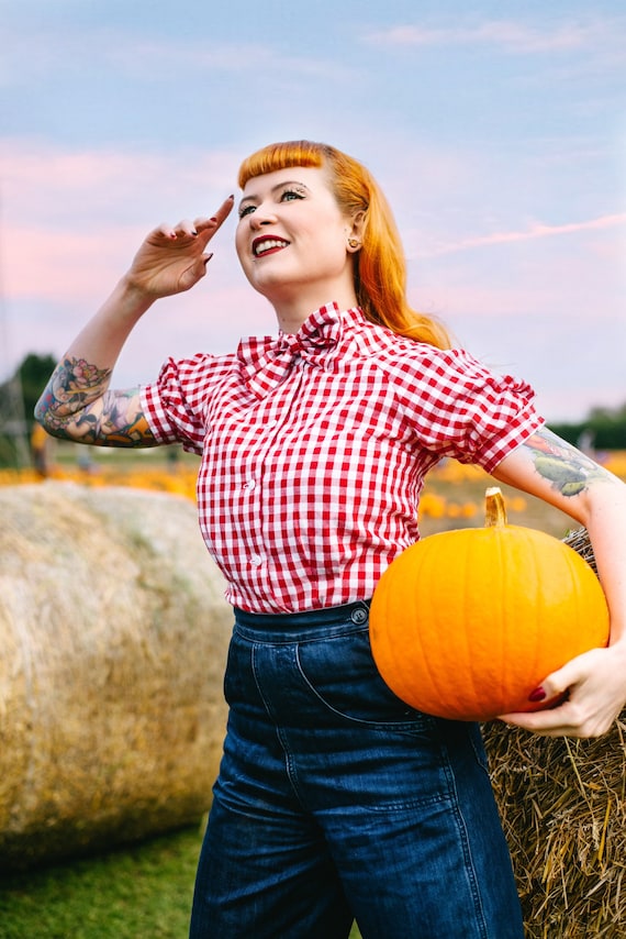 Dorothy Blouse GINGHAM - Etsy