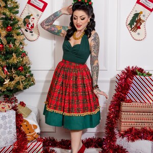 Tartan Bow Christmas Jumper set main image 0