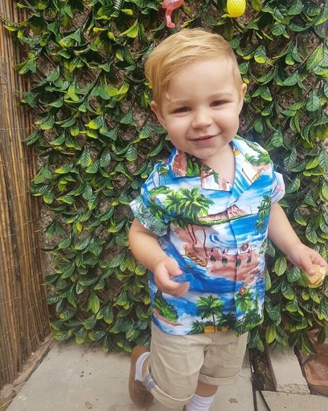 toddler boy tropical shirt