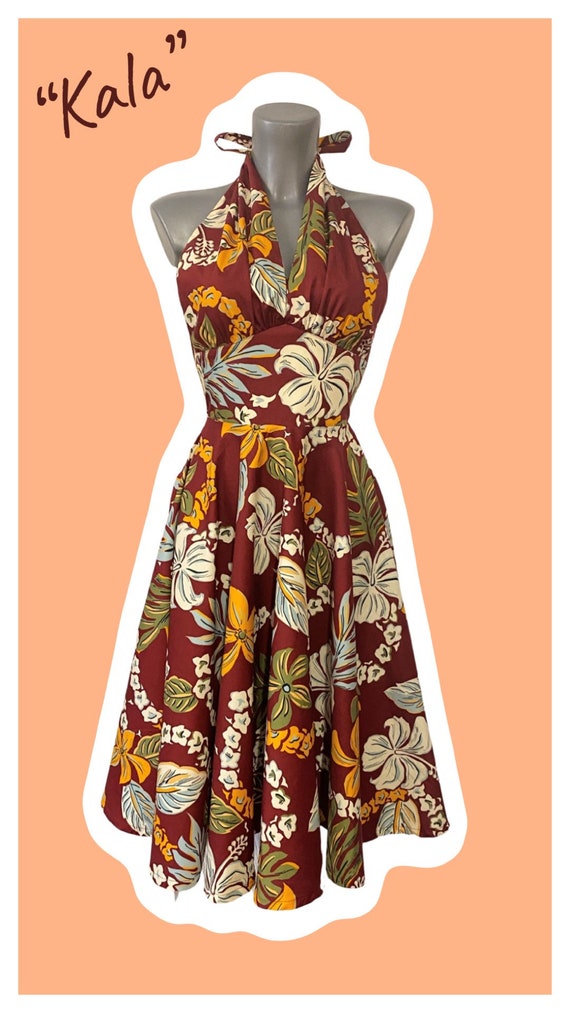 KALA Hawaiian Dress - Etsy