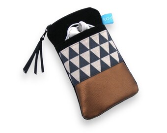 From 18,90 Euro Case Smartphone Cord Black Copper Triangles