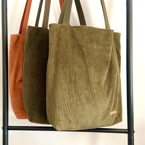 A partir de 34,90 euros Sac Cord Wide Cord XL Vert Marron image 2