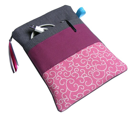 From 24 90 Euro Ereader Tablet Case 6 8 Inch Jeans Grey Etsy
