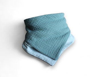 From 11,90 Euro Scarf Muslin Dusty Green Mint Sage Drool Cloth Name