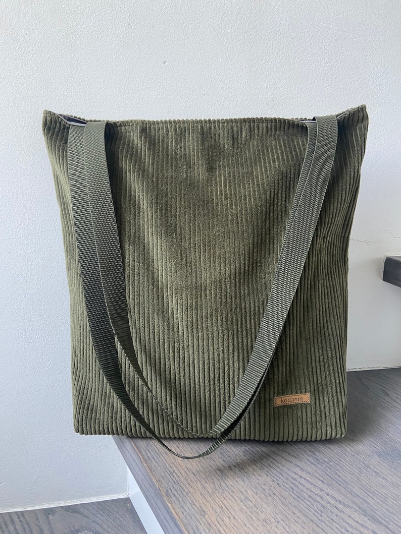 Ab 34,90 Euro Tasche Cord Breitcord XL Grün Braun Olivgrün