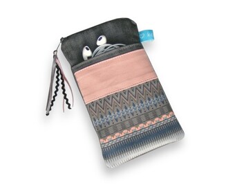 From 18,90 Euro Case Smartphone Jeans Grey Ethno Pink