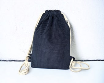 From 32,90 Euro Gym Bag Corduroy Blue Dark Blue Uni unisex Festivalbag