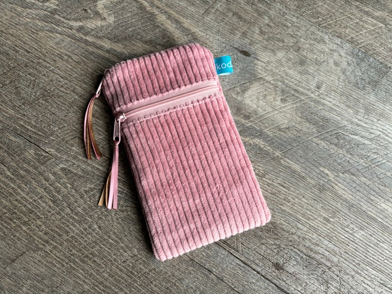 From 24,90 Euro Mobile Phone Case Cover Wide Cord Uni Bag Cord Smartphone Rosé