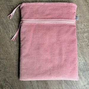 Ab 37,90 Euro Notebook Hülle 11-17 Zoll Breitcord Rosé Rosa Uni Bild 5