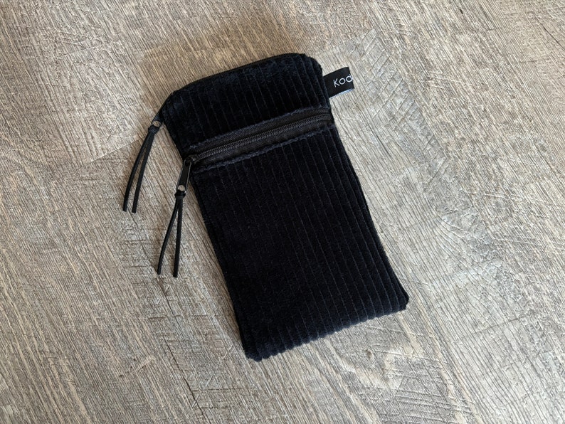 From 24,90 Euro Mobile Phone Case Cover Wide Cord Uni Bag Cord Smartphone Schwarz