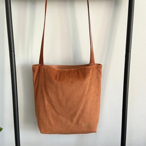 Ab 34,90 Euro Tasche Cord Breitcord XL Grün Braun Bild 4