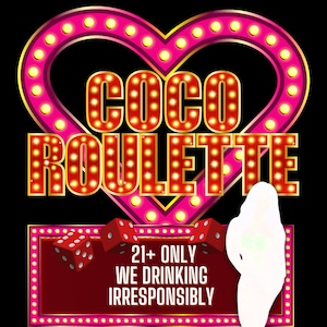 Resha Please: aangepaste roulette, DIGITALE GRAFIEK/UITNODIGING, game-avond download afdrukbaar