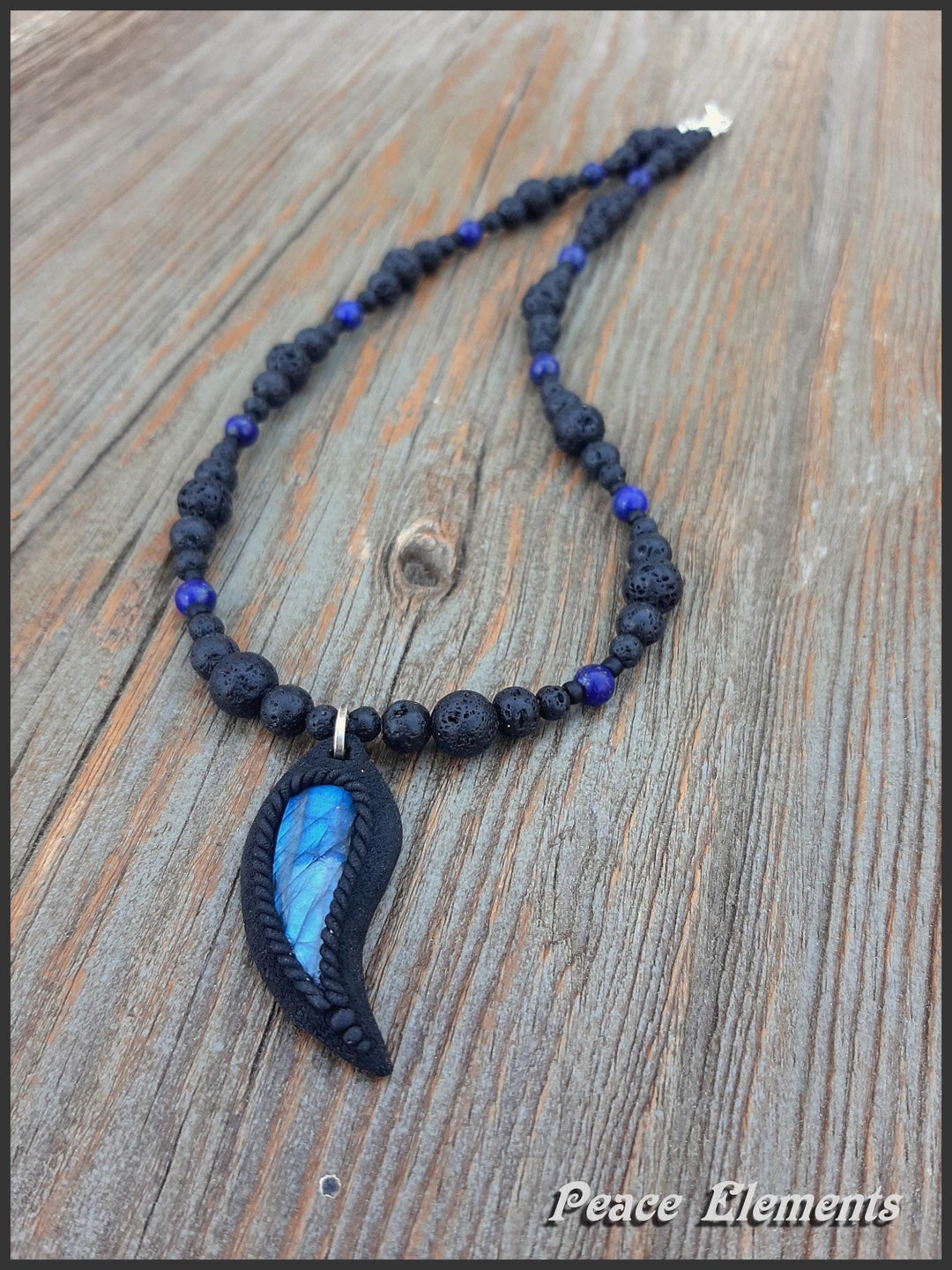 Labradorite Necklace for Men / Mens Gift Ideas / Christmas Gift for