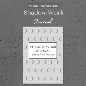 Printable Shadow Work Journal, Shadow Work Prompts, Shadow Work Book, Self-Care