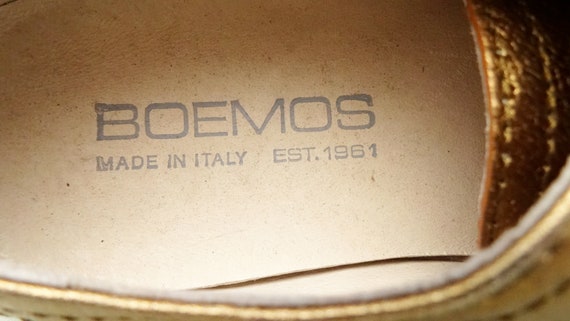 Stunning! BOEMOS Women's Size 39 Metallic Bronze … - image 6