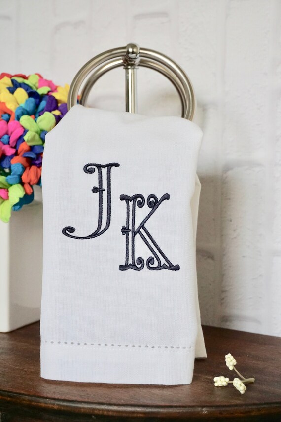 Fingertip Towel Powder Room Towels Linen Bathroom Towels Etsy