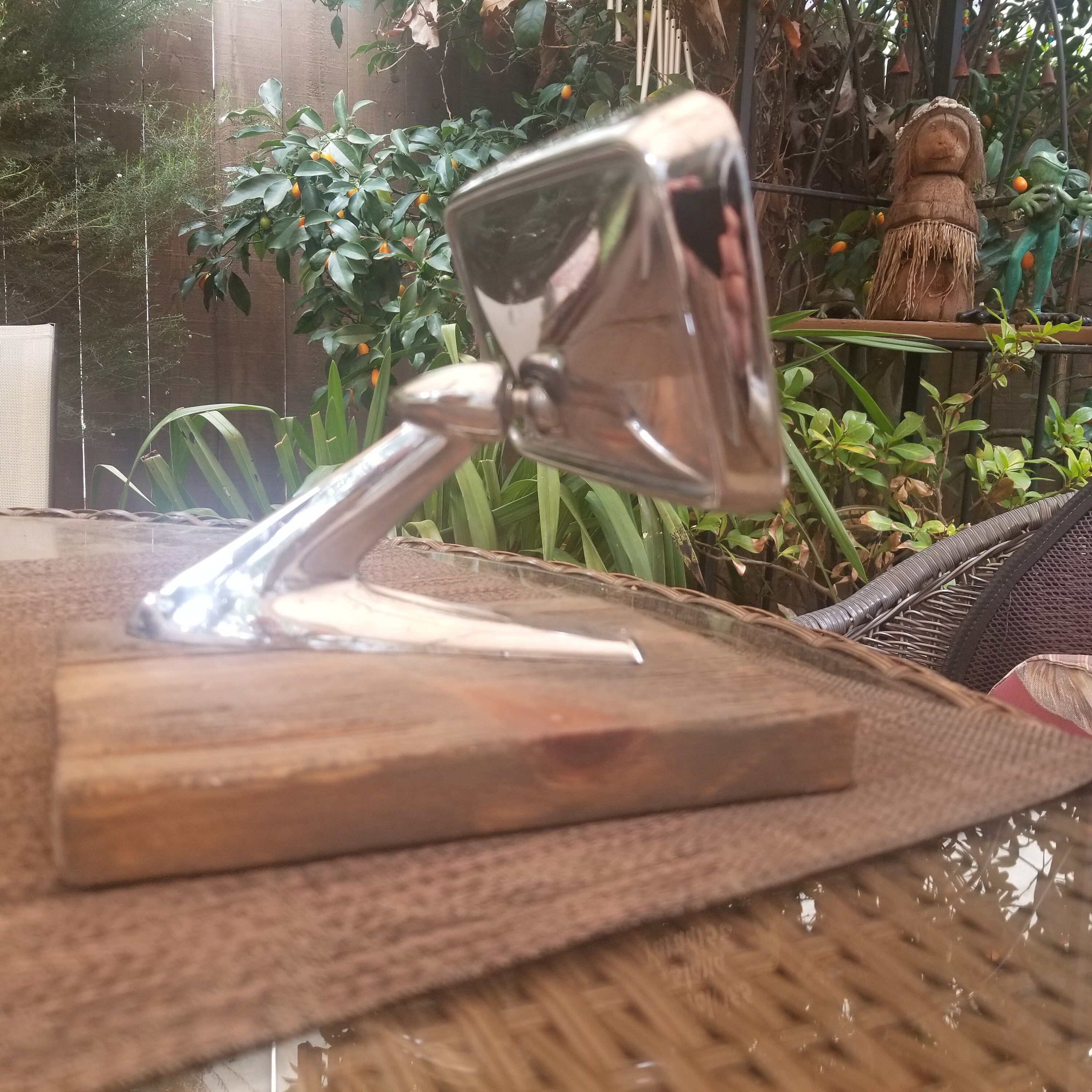 Vintage Car Mirror Clock Etsy